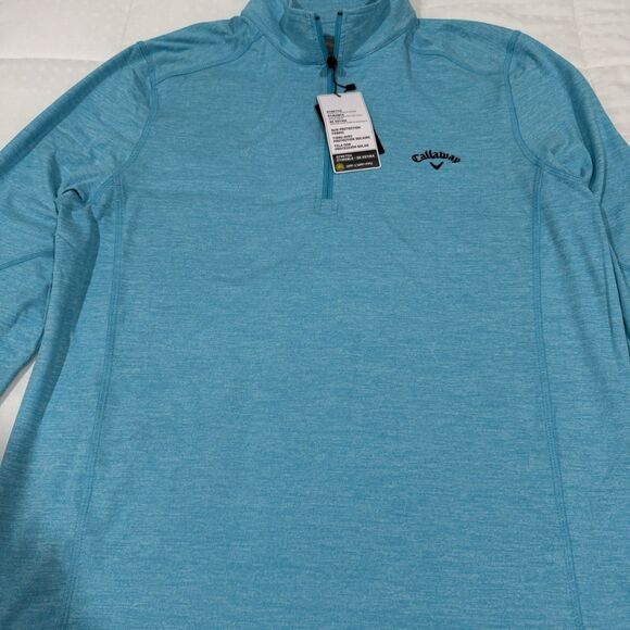 Callaway Men’s 1/4 Zip Water Repellent Hydrofuge Pullover Golf Top - M - Picture 2 of 9